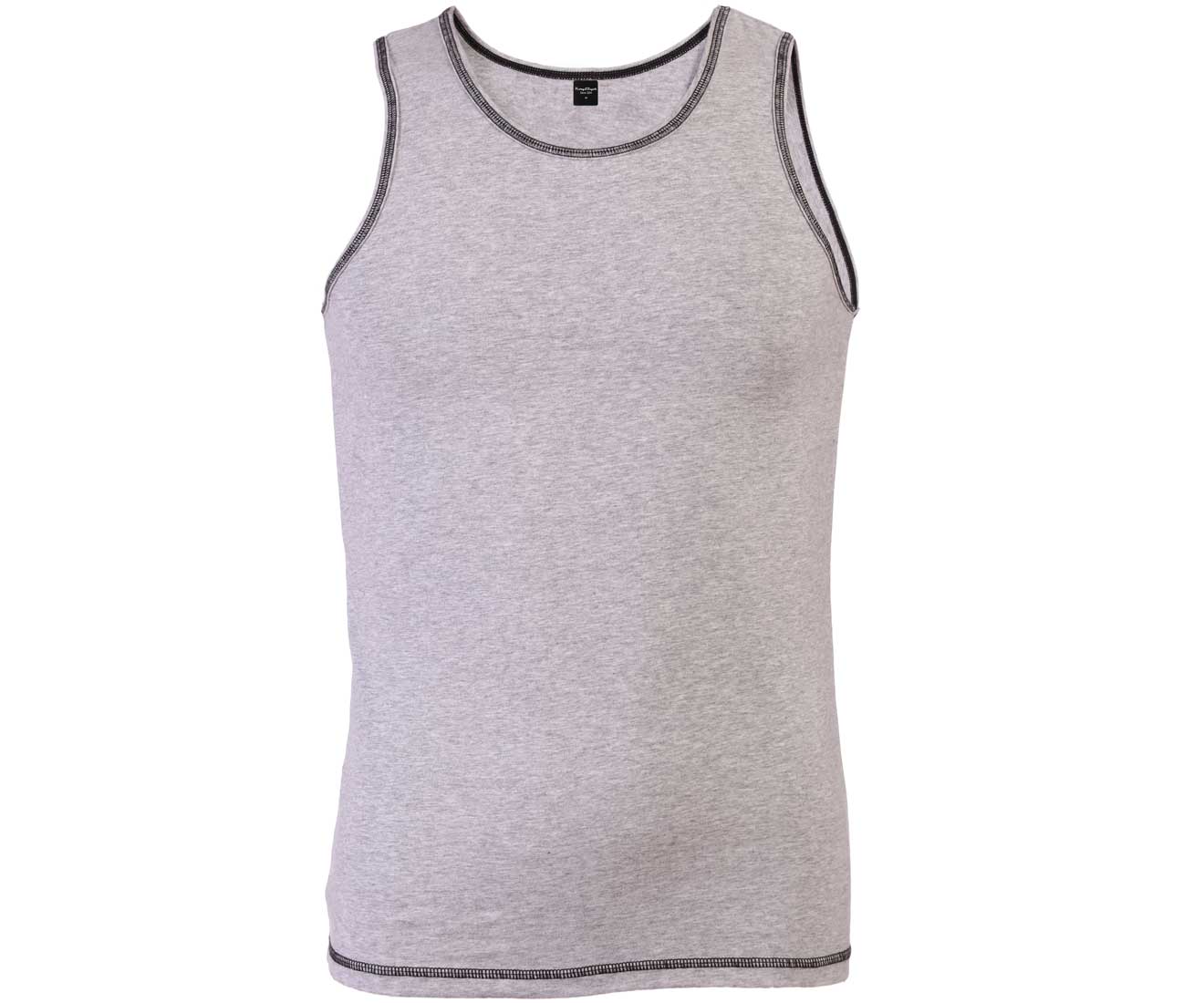 organic cotton sleeveless mens undershirt